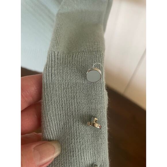 Retrology Women's Size‎ Large Long Sleeve Mock Turtleneck Sweater Seafoam Green - Picture 3 of 6